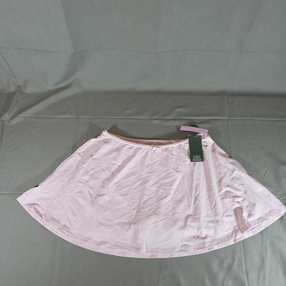 NWT Wild Fable Women's Seamless Mini Skort  Size Large Blush Color
